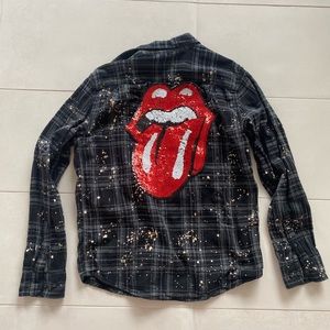 Rolling Stones flannel